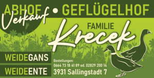 Geflügelhof Familie Krecek Logo